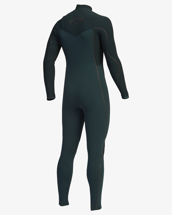 Billabong 3/2 Furnace Comp Chest Zip Full Wetsuit Tmavě | YRJFQM-470