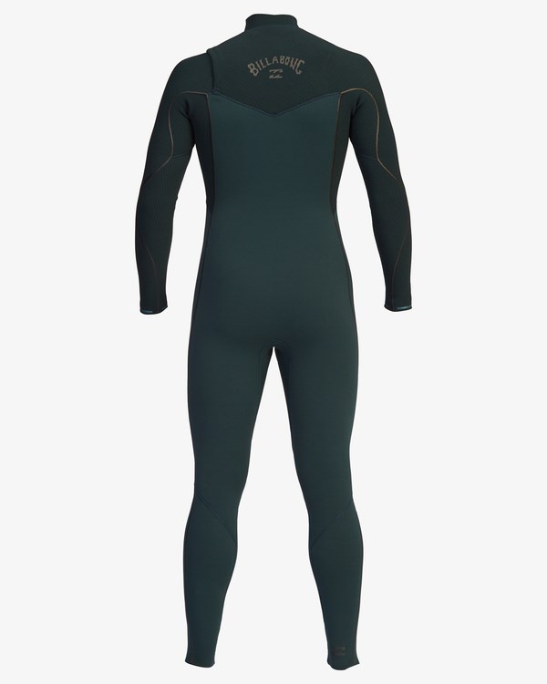 Billabong 3/2 Furnace Comp Chest Zip Full Wetsuit Tmavě | YRJFQM-470