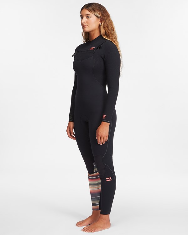 Billabong 3/2 Furnace Comp Series Chest Zip Wetsuit Serape | NEYTCA-657