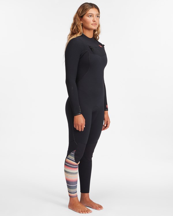 Billabong 3/2 Furnace Comp Series Chest Zip Wetsuit Serape | NEYTCA-657