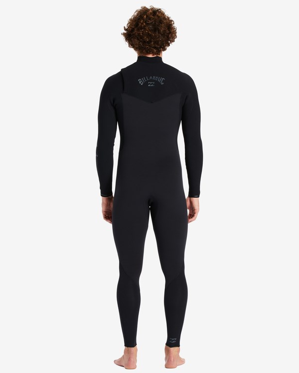 Billabong 3/2 Revolution Chest Zip Full Wetsuit Černé | MGBLRW-703