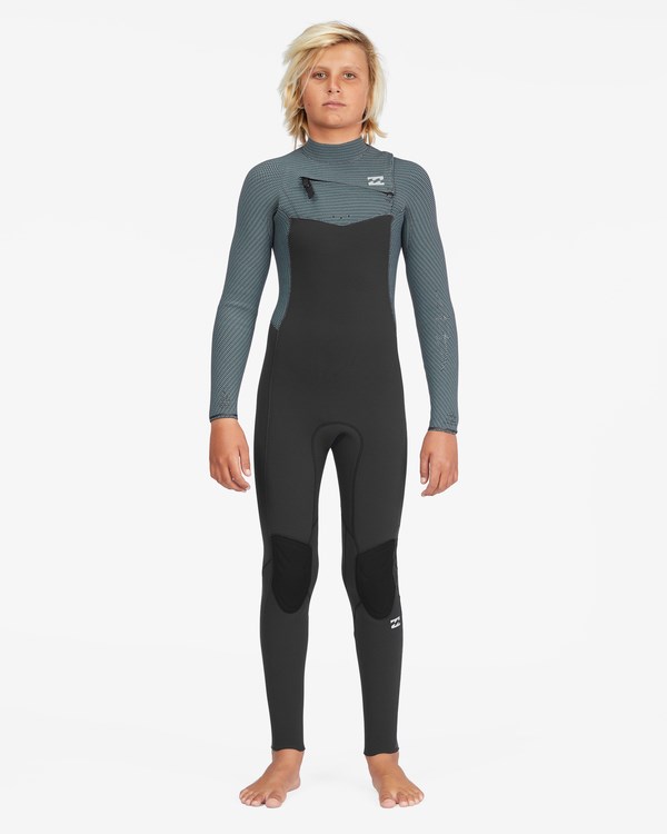 Billabong 3/2 Revolution Chest Zip Full Wetsuit Černé | WDEHYK-840