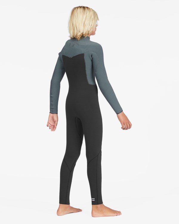 Billabong 3/2 Revolution Chest Zip Full Wetsuit Černé | WDEHYK-840