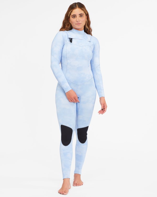 Billabong 3/2 Salty Dayz Chest Zip Full Wetsuit Blankyt Světle Modré | JSKQMZ-730