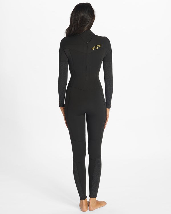 Billabong 3/2 Synergy Back Zip Full Wetsuit Černé | BDHKVS-097