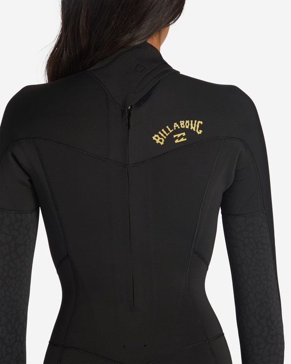 Billabong 3/2 Synergy Back Zip Full Wetsuit Černé | BDHKVS-097
