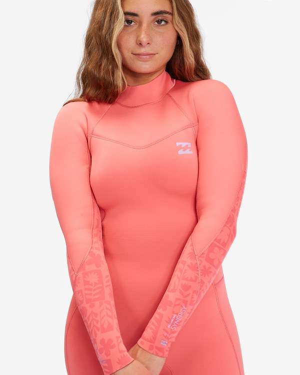 Billabong 3/2 Synergy Back Zip Full Wetsuit Koralove | GOVTJA-573
