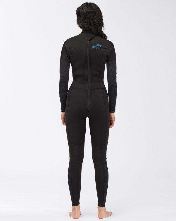 Billabong 3/2 Synergy Back Zip Full Wetsuit Černé | SQLHWC-948
