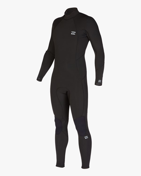 Billabong 4/3 Absolute Back Zip Full Wetsuit Černé | CTMRPF-508