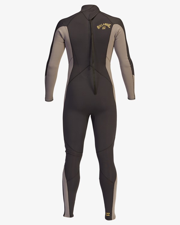 Billabong 4/3 Absolute Back Zip Full Wetsuit Graphite | IHMZON-175