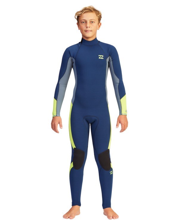 Billabong 4/3 Absolute Back Zip Full Wetsuit Tmavě Blankyt | JZYISB-708