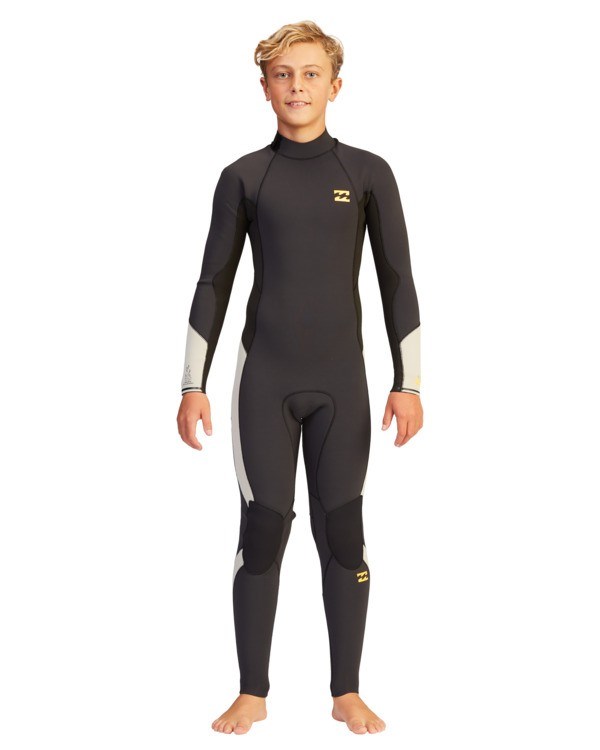 Billabong 4/3 Absolute Back Zip Full Wetsuit Černé | QRHBAE-714