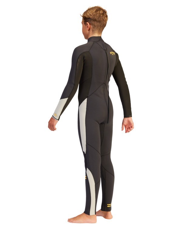 Billabong 4/3 Absolute Back Zip Full Wetsuit Černé | QRHBAE-714