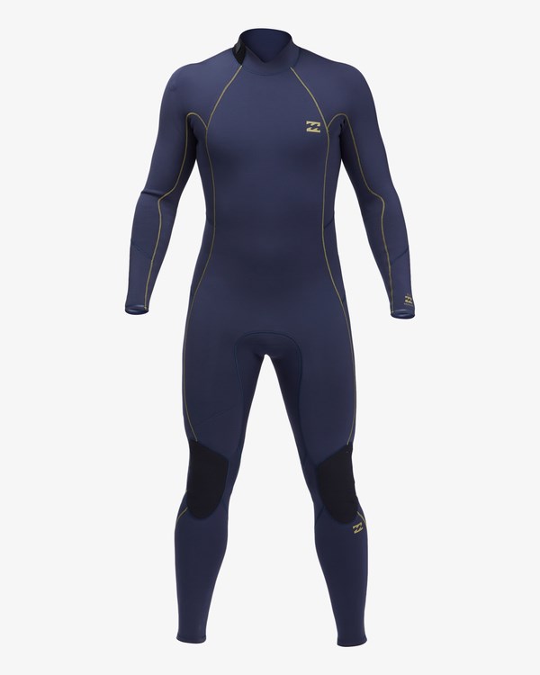 Billabong 4/3 Absolute Back Zip Long Sleeve Full Wetsuit Tmavě Blankyt | FDAVYX-086