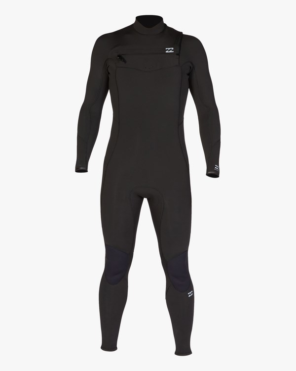Billabong 4/3 Absolute Chest Zip Full Wetsuit Černé | KWPFXY-517