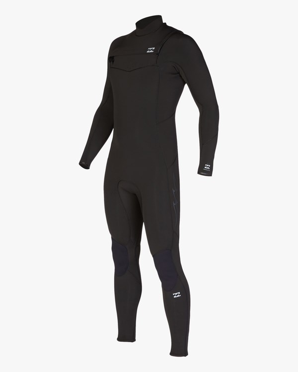 Billabong 4/3 Absolute Chest Zip Full Wetsuit Černé | KWPFXY-517