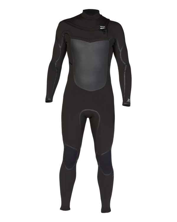 Billabong 4/3 Absolute Plus Chest Zip Full Wetsuit Černé | FZHNBX-574