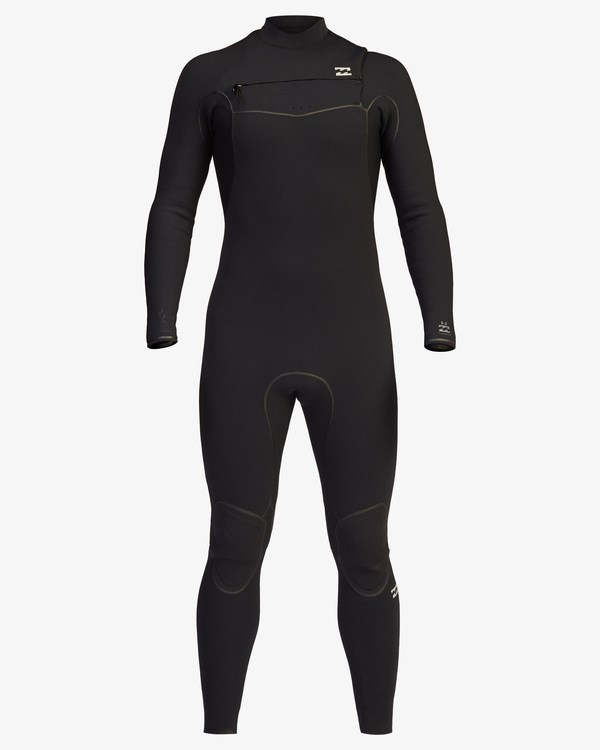 Billabong 4/3 Furnace Chest Zip Full Wetsuit Černé | NTHLXQ-740