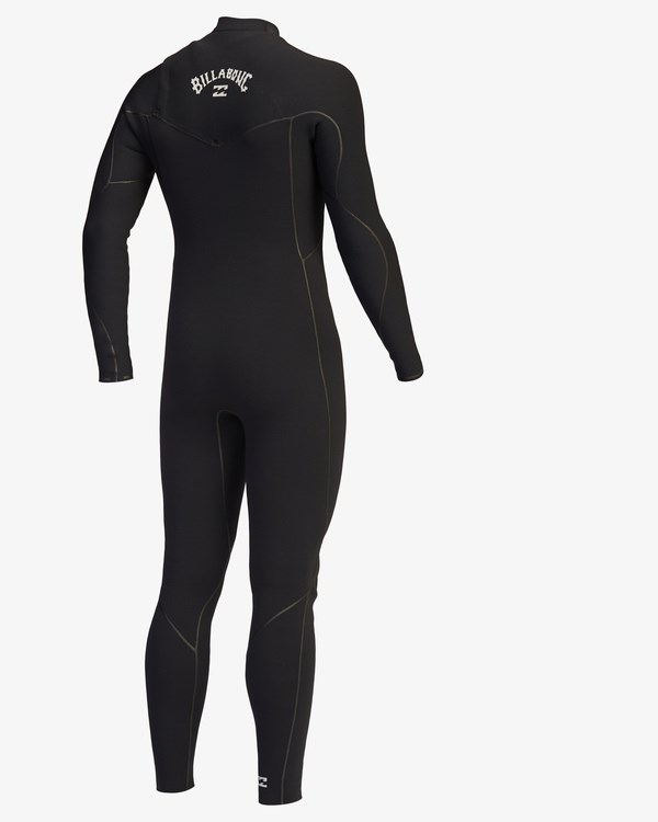 Billabong 4/3 Furnace Chest Zip Full Wetsuit Černé | NTHLXQ-740