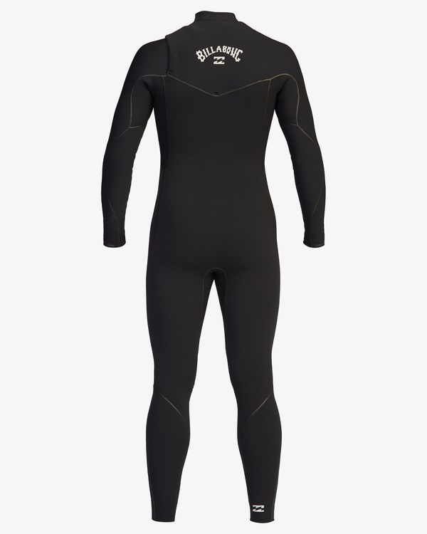 Billabong 4/3 Furnace Chest Zip Full Wetsuit Černé | NTHLXQ-740