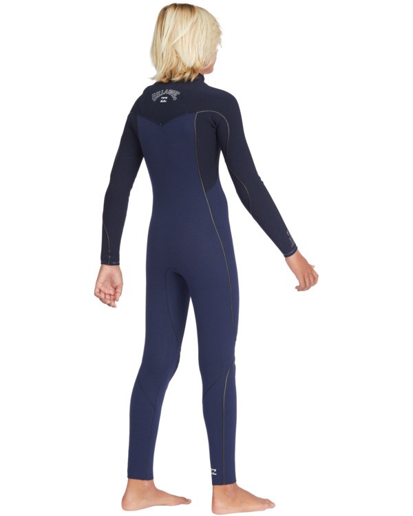 Billabong 4/3 Furnace Comp Chest Zip Full Wetsuit Tmavě Blankyt | BWYSTA-790