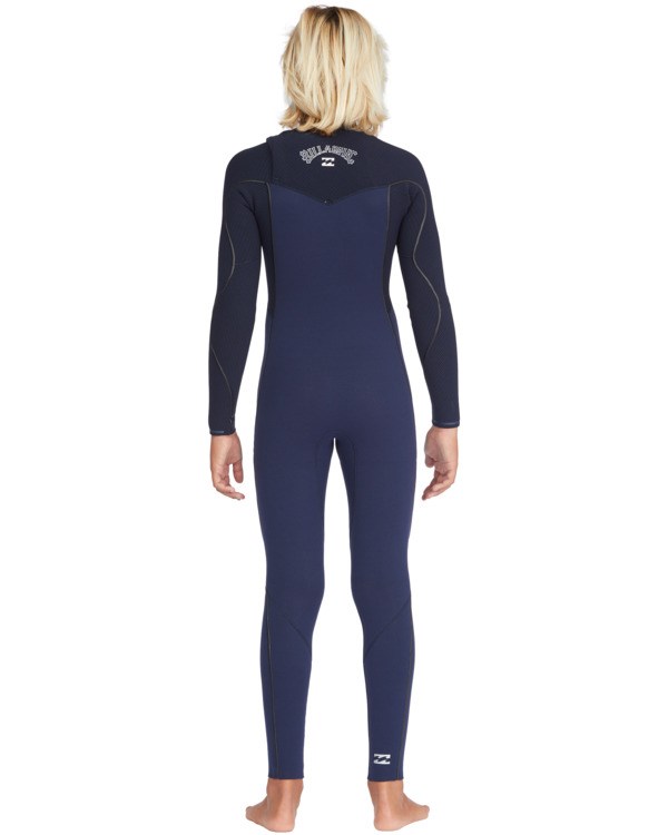 Billabong 4/3 Furnace Comp Chest Zip Full Wetsuit Tmavě Blankyt | BWYSTA-790