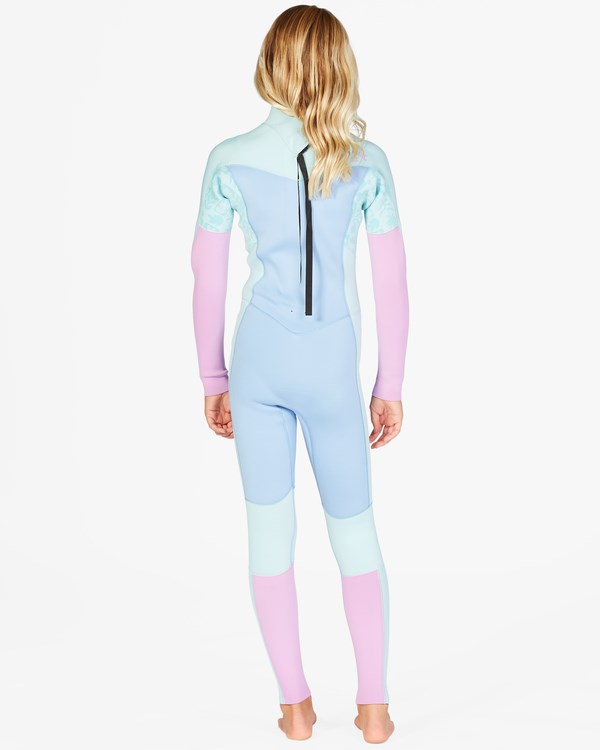 Billabong 4/3 Synergy Back Zip Full Wetsuit Iceberg | XPILNQ-319
