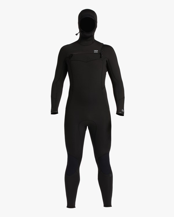 Billabong 5/4 Absolute Chest Zip S Kapucí Wetsuit Černé | LRYTXW-152
