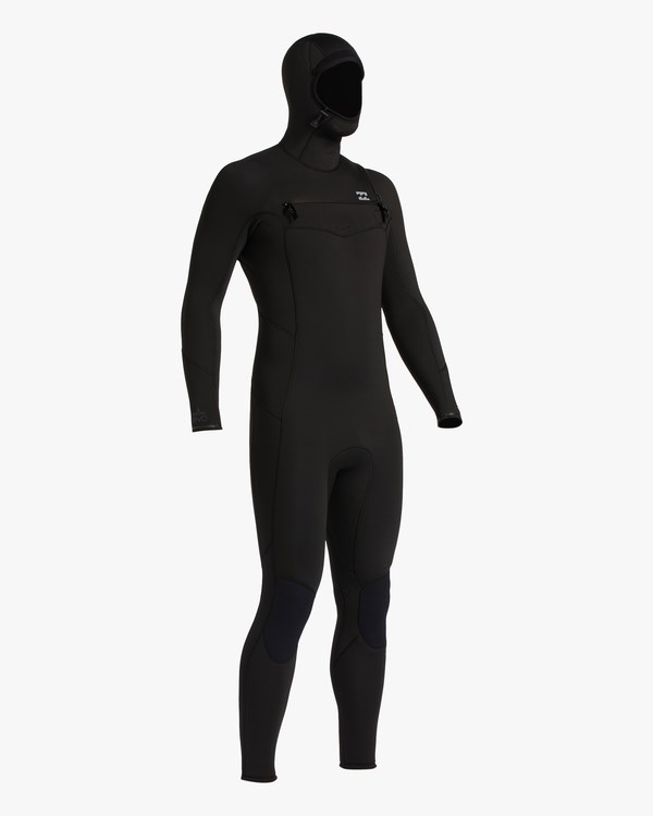 Billabong 5/4 Absolute Chest Zip S Kapucí Wetsuit Černé | LRYTXW-152