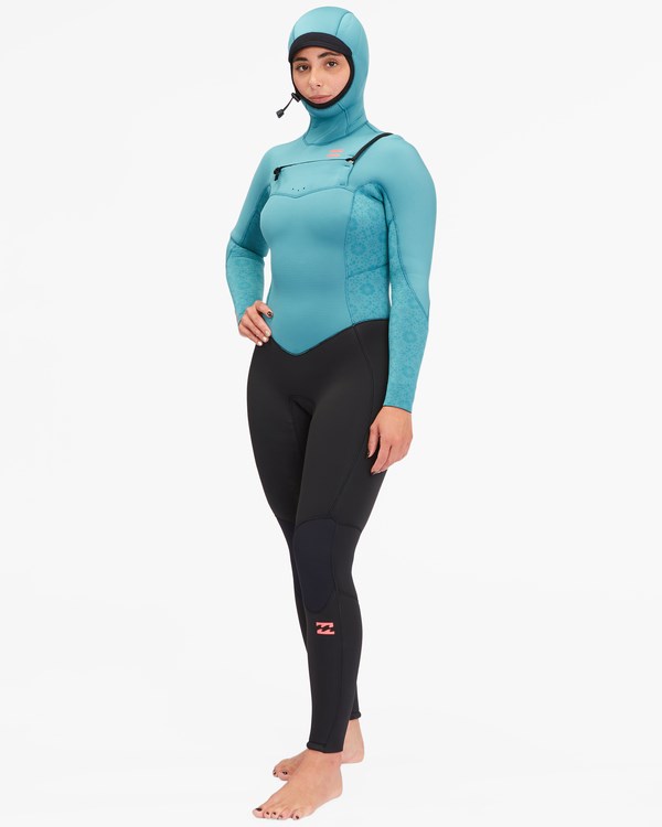 Billabong 5/4 Synergy S Kapucí Chest Zip Full Wetsuit Marine | BSWTPI-187