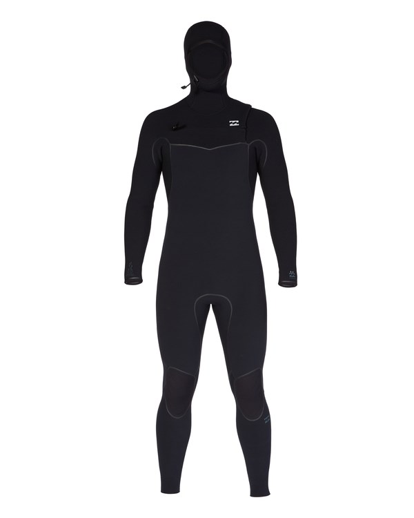Billabong 6/5 Furnace Chest Zip S Kapucí Full Wetsuit Černé | VQAGFD-421