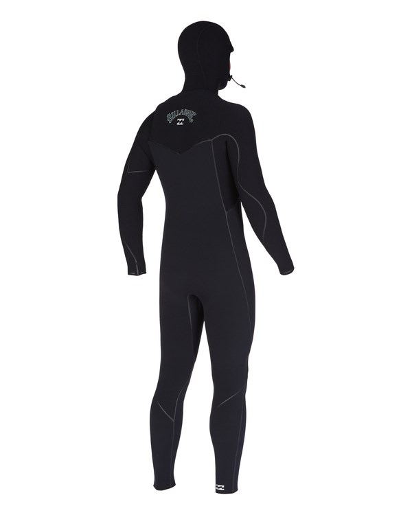 Billabong 6/5 Furnace Chest Zip S Kapucí Full Wetsuit Černé | VQAGFD-421