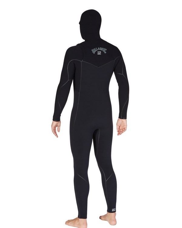 Billabong 6/5 Furnace Chest Zip S Kapucí Full Wetsuit Černé | VQAGFD-421