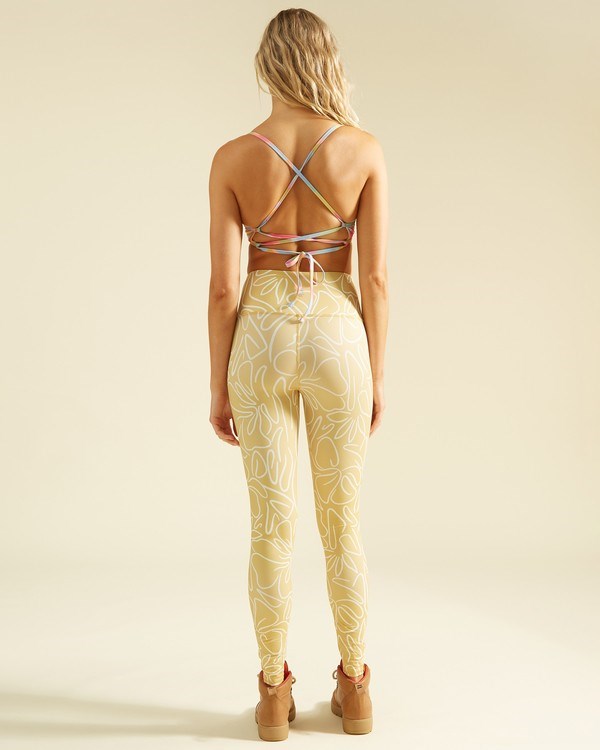 Billabong A/Div Adventure Legging High-Waisted Leggings Sweet Moss | OQBVGS-714