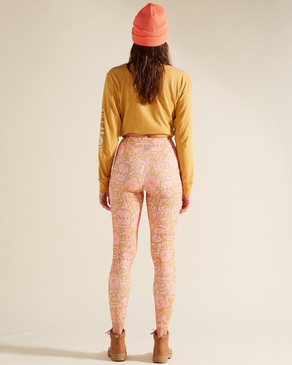 Billabong A/Div Adventure Legging High-Waisted Leggings Růžové | PLSDXU-096