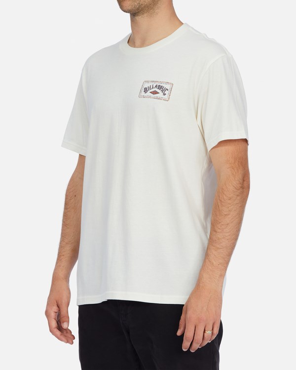 Billabong A/Div Arch Organic Krátké Sleeve T-Shirt Bílé | UGONCL-371
