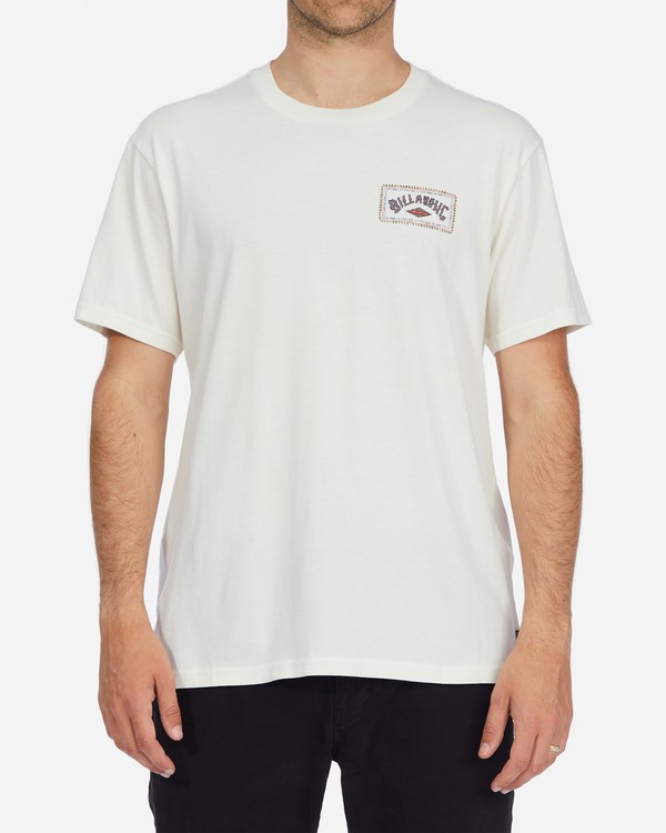 Billabong A/Div Arch Organic Krátké Sleeve T-Shirt Bílé | UGONCL-371