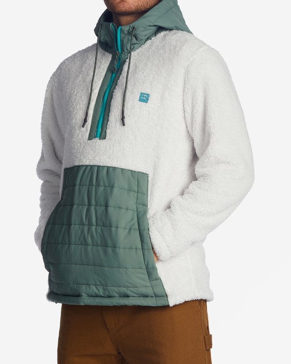 Billabong A/Div Badger S Kapucí Half-Zip Pullover Fog | ETFUQZ-428