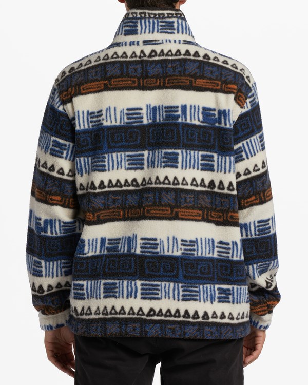 Billabong A/Div Boundary Half-Zip Mock Neck Pullover Bleach | BTERIN-207