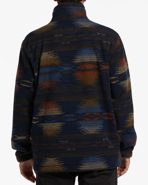 Billabong A/Div Boundary Half-Zip Mock Neck Pullover Night | CGTMJU-813