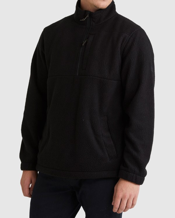 Billabong A/Div Boundary Half-Zip Mock Neck Pullover Stealth | WBKUGQ-810