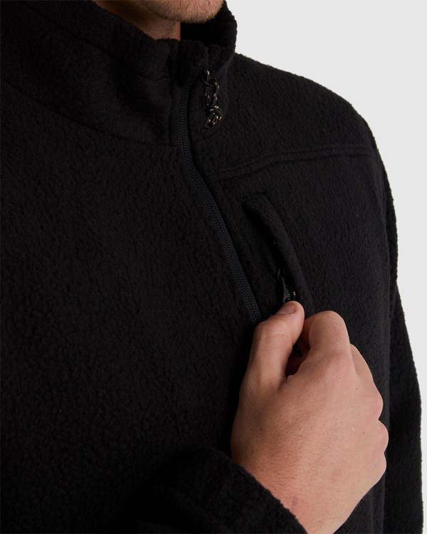 Billabong A/Div Boundary Half-Zip Mock Neck Pullover Stealth | WBKUGQ-810