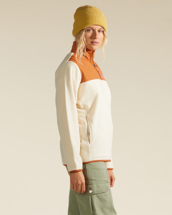 Billabong A/Div Boundary Lite Half-Zip Mock Neck Sweatshirt Adobe | KXMLQT-583