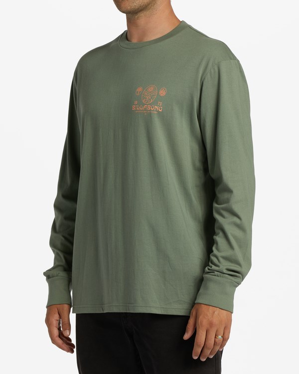 Billabong A/Div Boundary Long Sleeve T-Shirt Surplus | KBQUJH-608