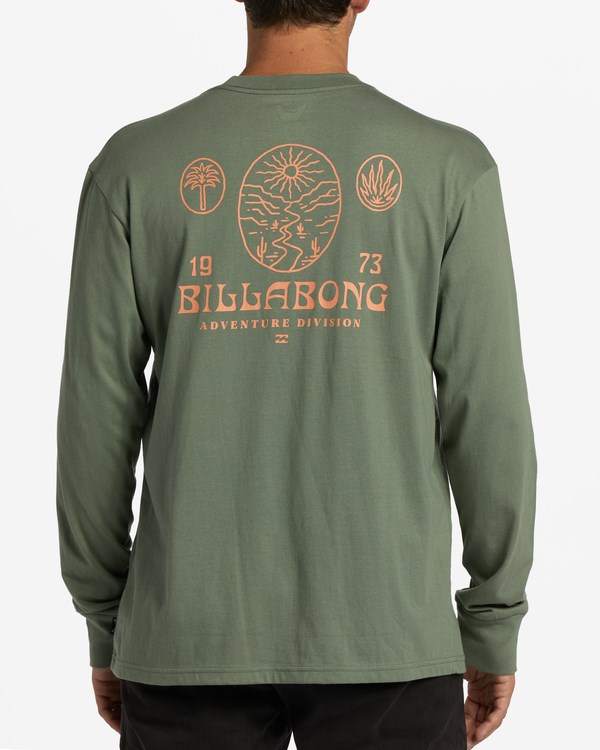 Billabong A/Div Boundary Long Sleeve T-Shirt Surplus | KBQUJH-608