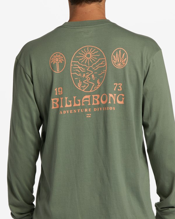 Billabong A/Div Boundary Long Sleeve T-Shirt Surplus | KBQUJH-608
