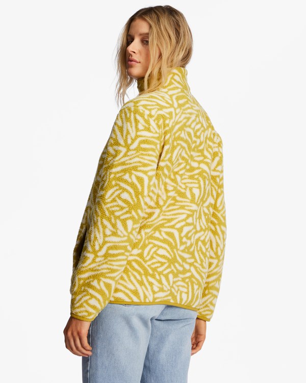 Billabong A/Div Boundary Mock 3 Half-Zip Pullover Sweatshirt Fresh Moss | HTZGPO-189