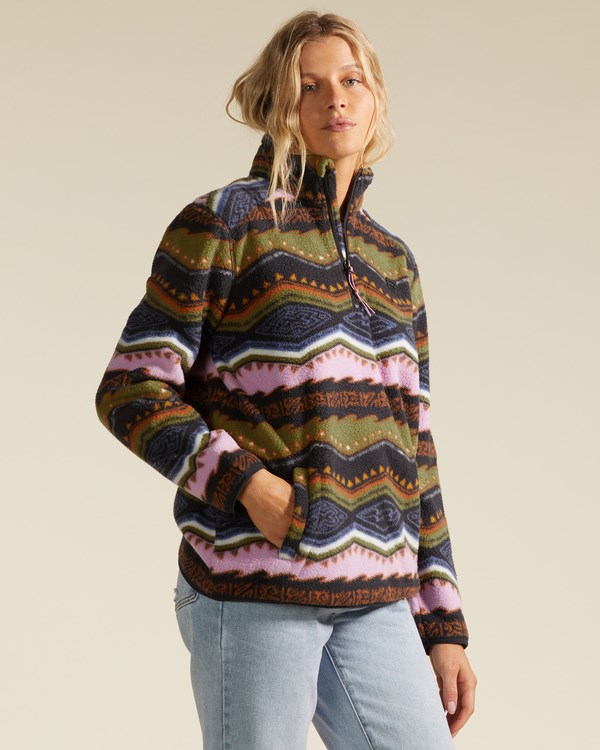 Billabong A/Div Boundary Mock 3 Half-Zip Pullover Sweatshirt Černé | OSTXNE-287