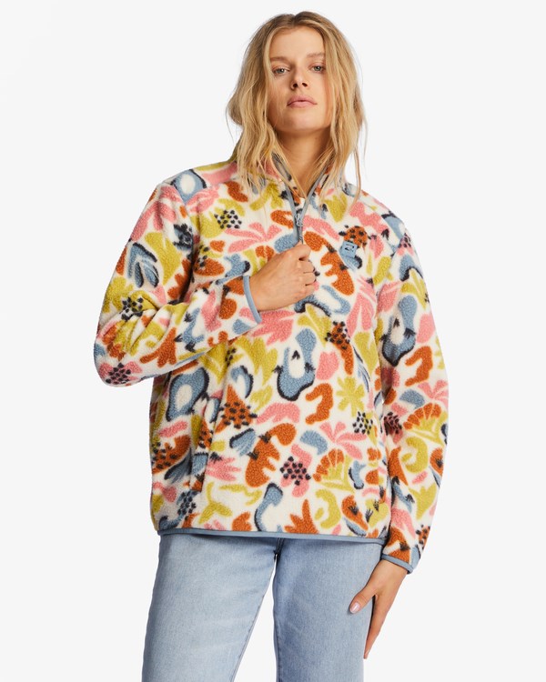 Billabong A/Div Boundary Mock 3 Half-Zip Pullover Sweatshirt Multi 3 | XNZMIH-196