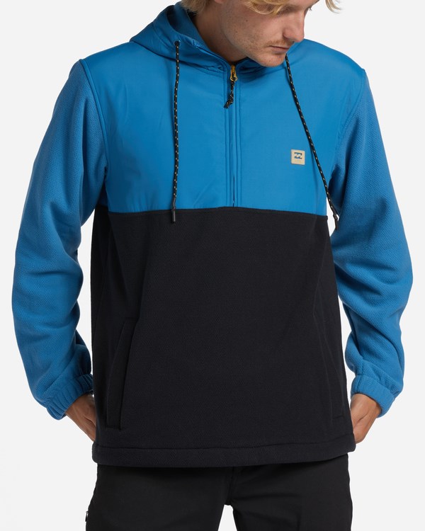 Billabong A/Div Boundary S Kapucí Half-Zip Pullover Tmavě Blankyt | BZPHWT-156